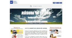 Desktop Screenshot of cursosdefp.es